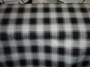 Ruudullinen puuvillakangas