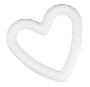 Styrox sydänrengas 15cm